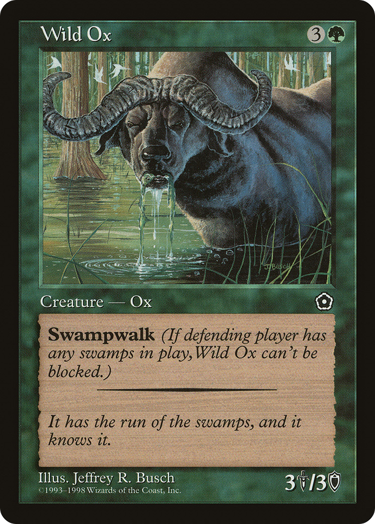 Wild Ox (P02-150) - Portal Second Age - Premium MTG Single from Wizards of the Coast - Just $0.08! Shop now at Game Crave Tournament Store
