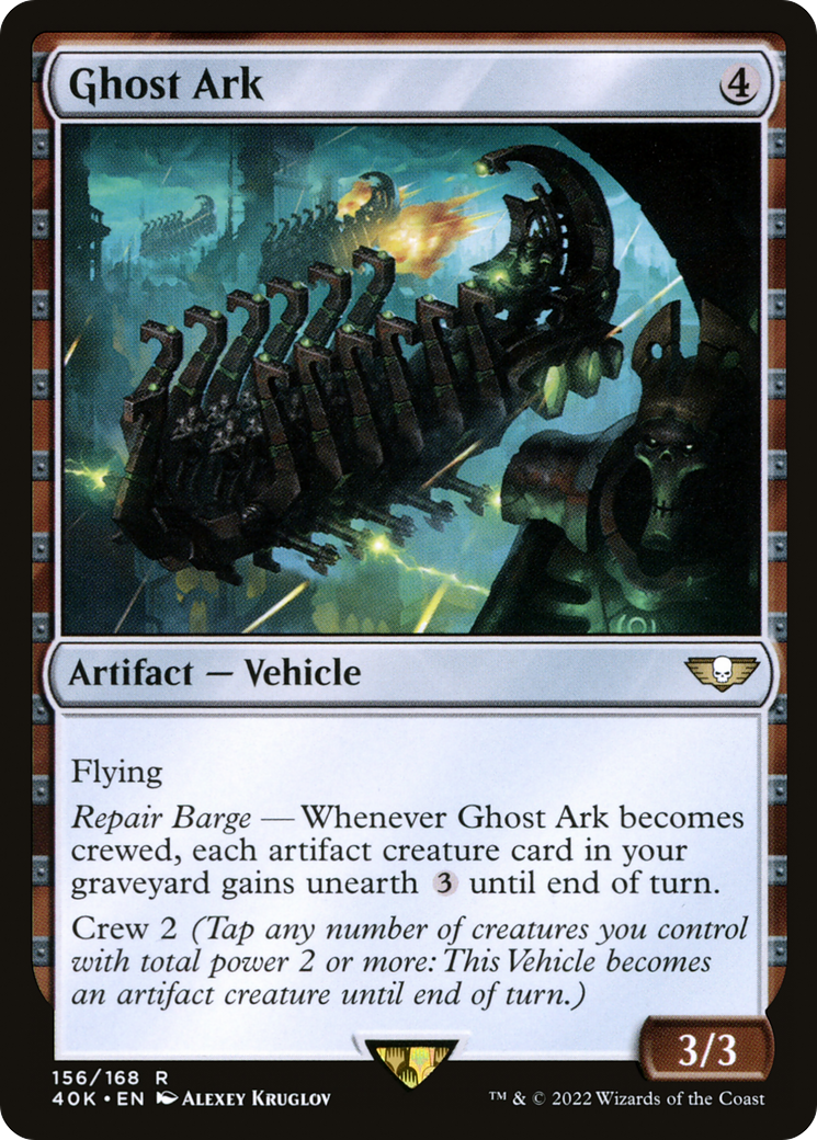 Ghost Ark (40K-156) - Warhammer 40,000 Commander - Premium MTG Single from Wizards of the Coast - Just $0.25! Shop now at Game Crave Tournament Store