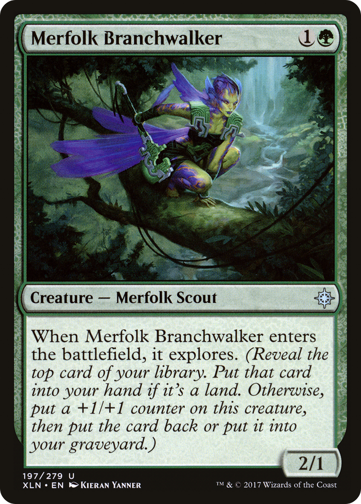 Merfolk Branchwalker (XLN-197) - Ixalan Foil - Premium MTG Single from Wizards of the Coast - Just $0.22! Shop now at Game Crave Tournament Store