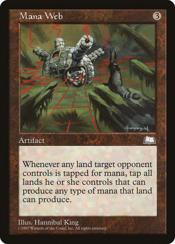 Mana Web (WTH-152) - Weatherlight - Premium MTG Single from Wizards of the Coast - Just $13.30! Shop now at Game Crave Tournament Store