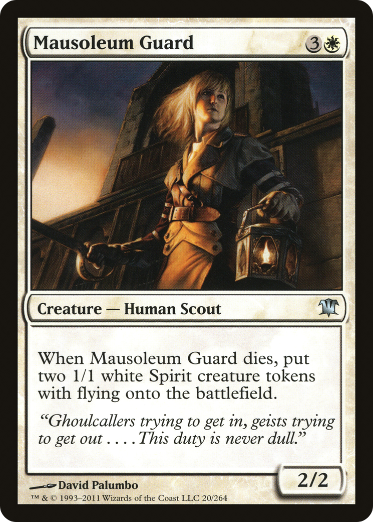 Mausoleum Guard (ISD-020) - Innistrad - Premium MTG Single from Wizards of the Coast - Just $0.08! Shop now at Game Crave Tournament Store