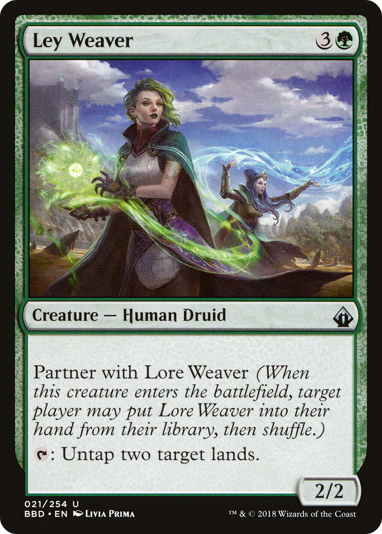 Ley Weaver (BBD-021) - Battlebond - Premium MTG Single from Wizards of the Coast - Just $0.25! Shop now at Game Crave Tournament Store