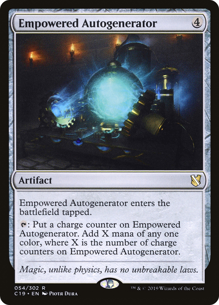 Empowered Autogenerator (C19-054) - Commander 2019 - Premium MTG Single from Wizards of the Coast - Just $0.31! Shop now at Game Crave Tournament Store