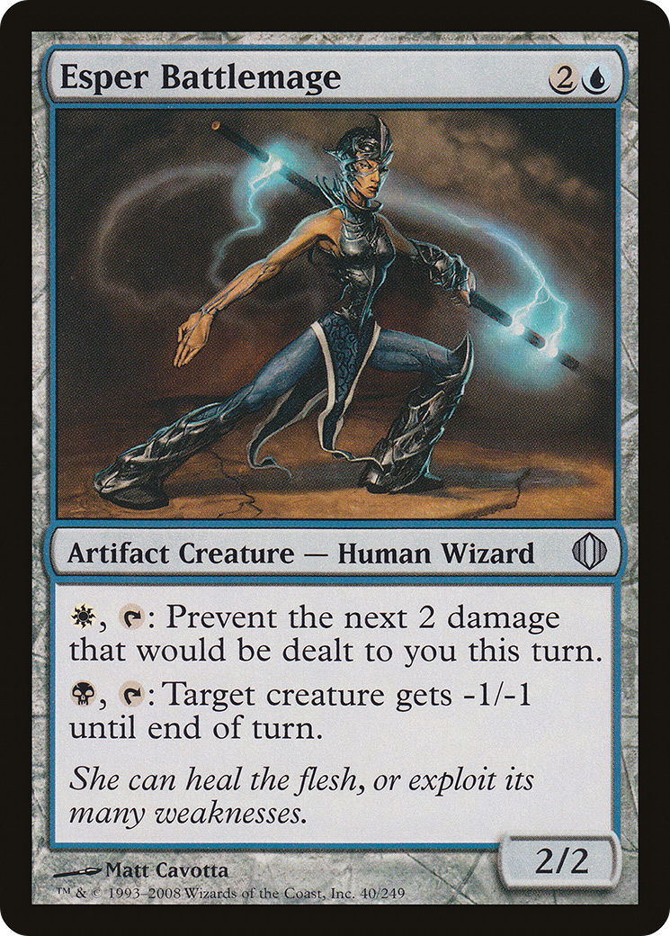 Esper Battlemage (ALA-040) - Shards of Alara Foil - Premium MTG Single from Wizards of the Coast - Just $0.08! Shop now at Game Crave Tournament Store