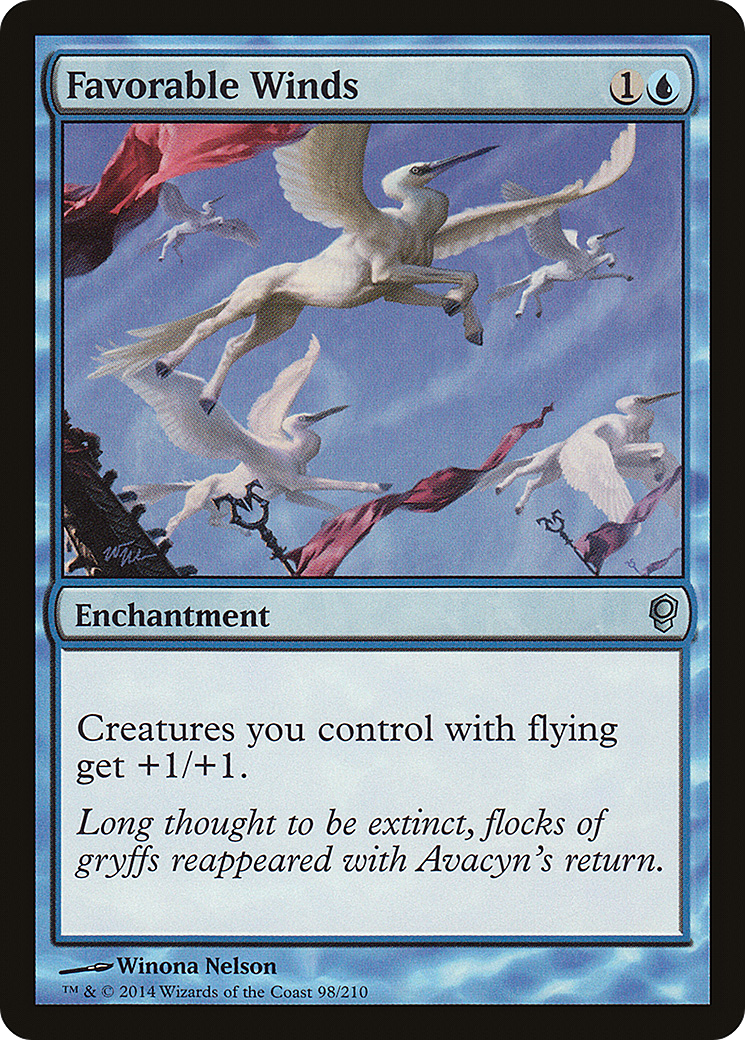 Favorable Winds (CNS-098) - Conspiracy - Premium MTG Single from Wizards of the Coast - Just $0.30! Shop now at Game Crave Tournament Store