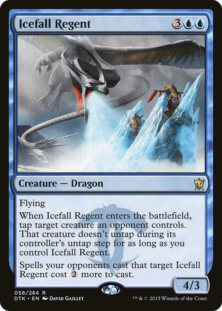 Icefall Regent (DTK-058) - Dragons of Tarkir - Premium MTG Single from Wizards of the Coast - Just $0.49! Shop now at Game Crave Tournament Store