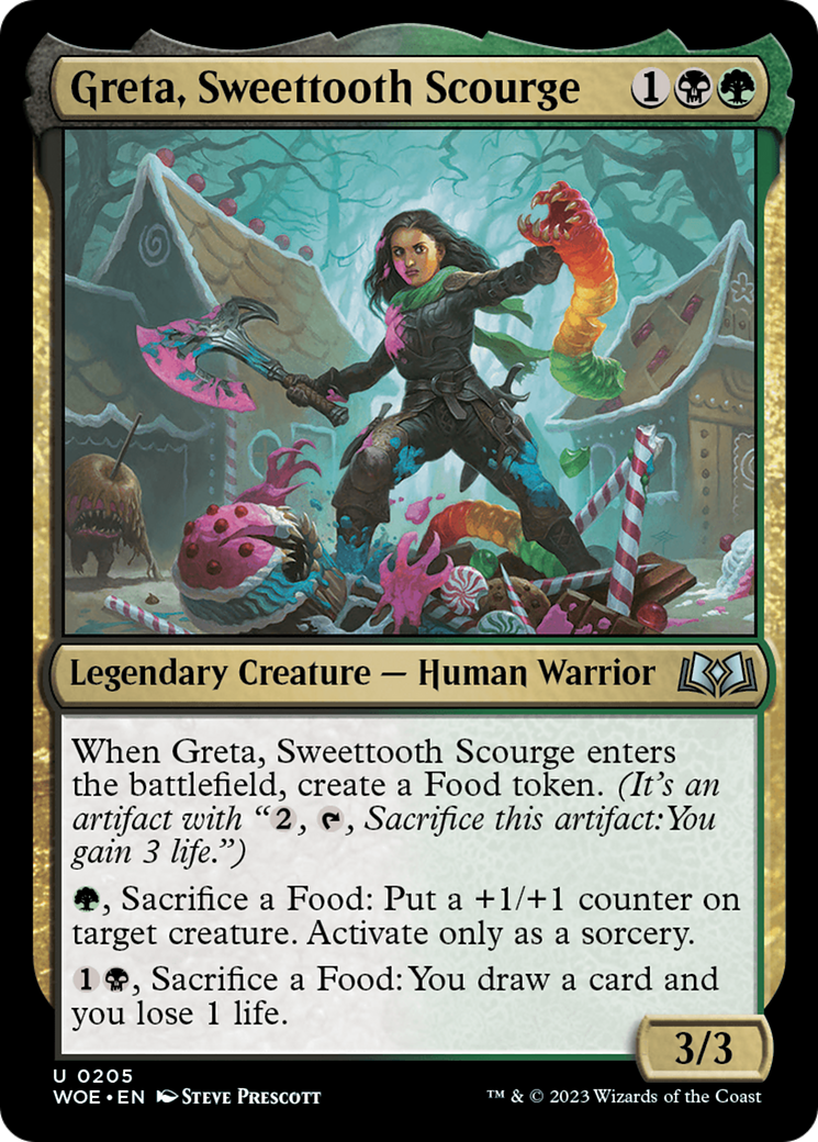 Greta, Sweettooth Scourge (WOE-205) - Wilds of Eldraine - Premium MTG Single from Wizards of the Coast - Just $0.08! Shop now at Game Crave Tournament Store