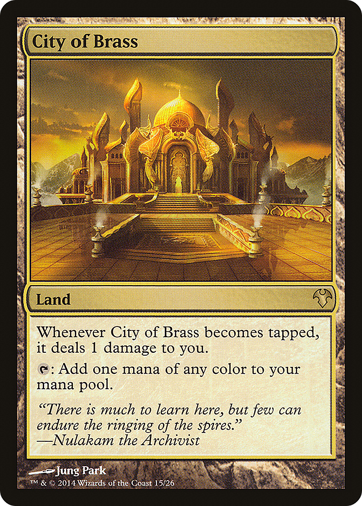 City of Brass (MD1-015) - Modern Event Deck 2014 - Premium MTG Single from Wizards of the Coast - Just $3.82! Shop now at Game Crave Tournament Store