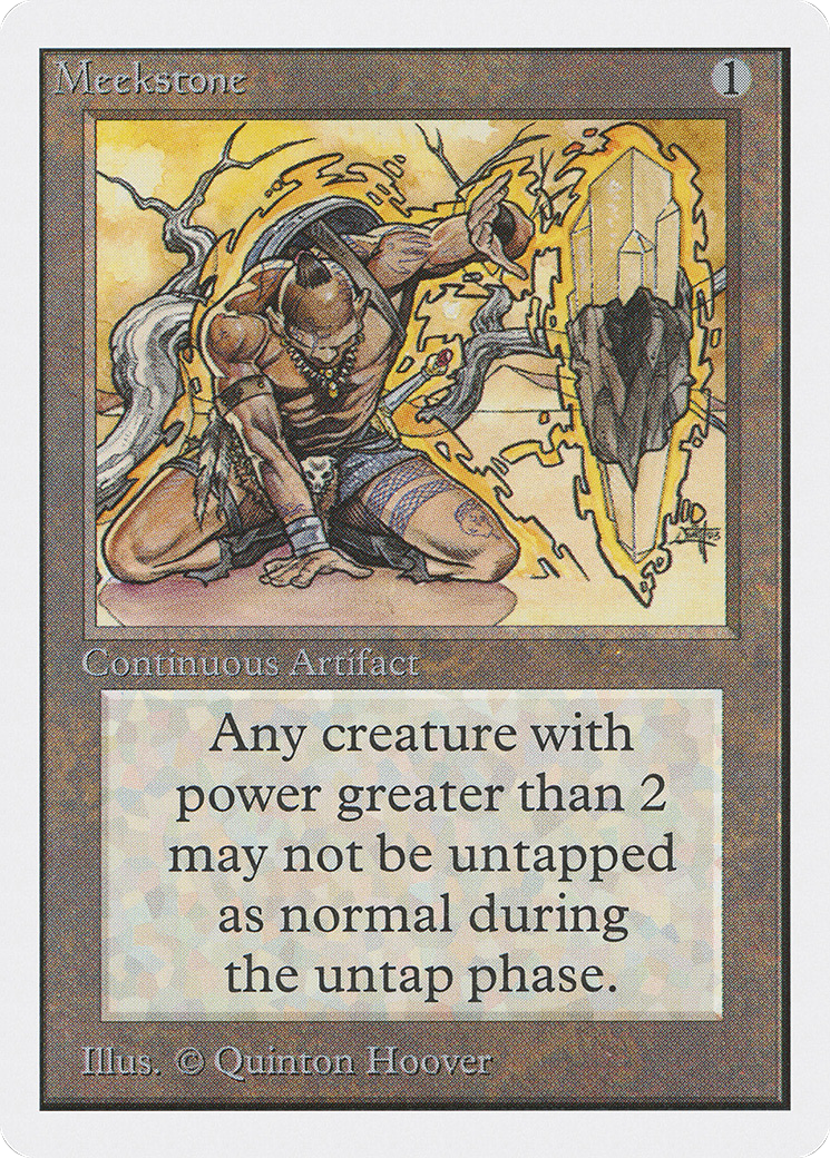 Meekstone (2ED-261) - Unlimited Edition - Premium MTG Single from Wizards of the Coast - Just $21.60! Shop now at Game Crave Tournament Store