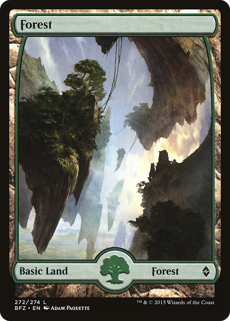 Forest (BFZ-272) - Battle for Zendikar Foil - Premium MTG Single from Wizards of the Coast - Just $0.83! Shop now at Game Crave Tournament Store