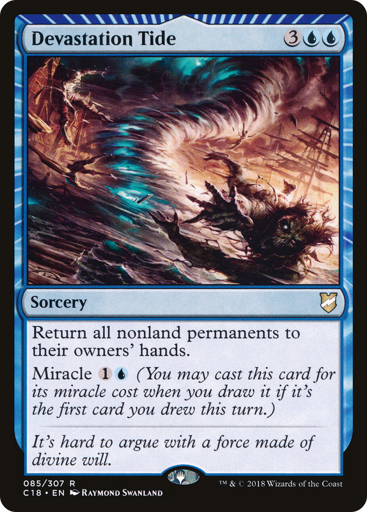 Devastation Tide (C18-085) - Commander 2018: (miracle) - Premium MTG Single from Wizards of the Coast - Just $1.03! Shop now at Game Crave Tournament Store