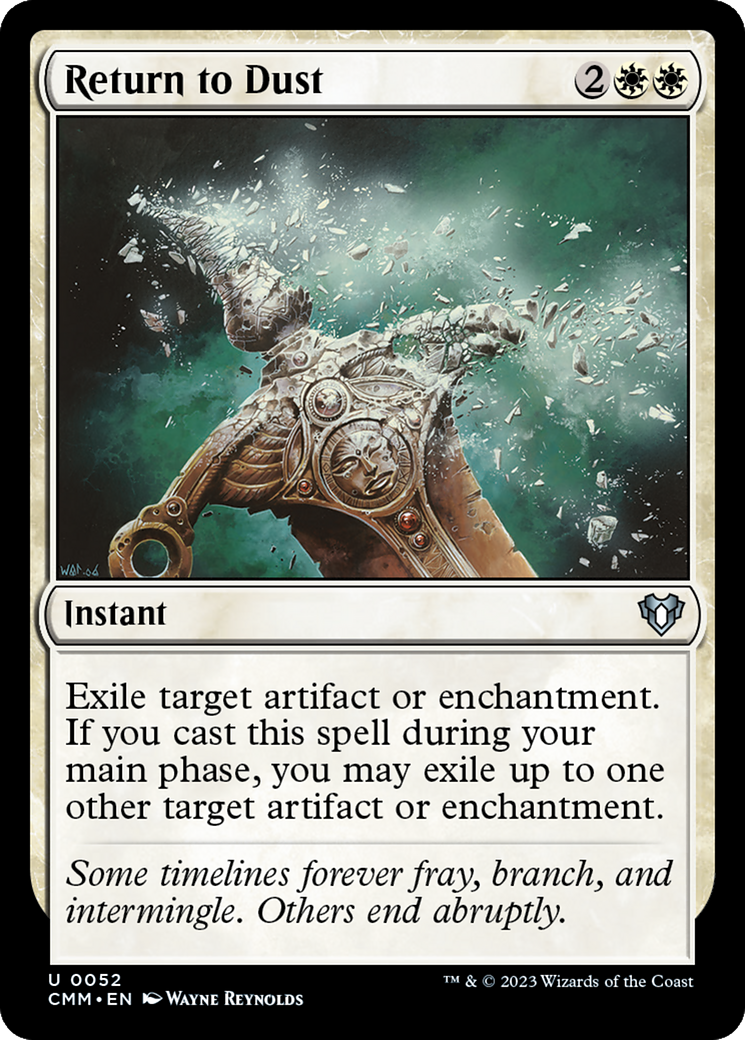 Return to Dust (CMM-052) - Commander Masters - Premium MTG Single from Wizards of the Coast - Just $0.08! Shop now at Game Crave Tournament Store