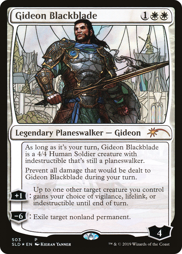 Gideon Blackblade (SLD-503) - Secret Lair Drop Foil - Premium MTG Single from Wizards of the Coast - Just $1.41! Shop now at Game Crave Tournament Store