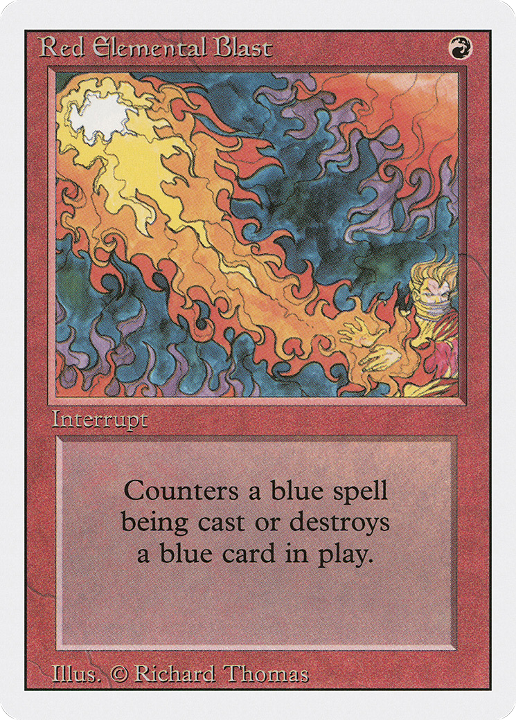 Red Elemental Blast (3ED-171) - Revised Edition - Premium MTG Single from Wizards of the Coast - Just $4.04! Shop now at Game Crave Tournament Store
