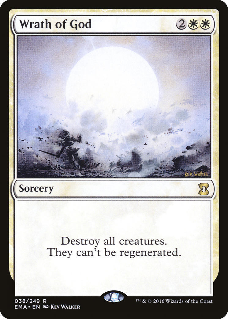 Wrath of God (EMA-038) - Eternal Masters - Premium MTG Single from Wizards of the Coast - Just $0.77! Shop now at Game Crave Tournament Store