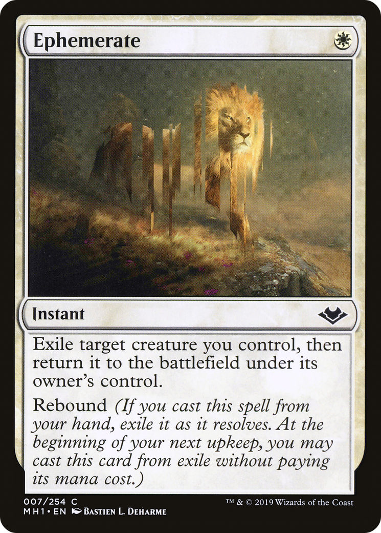 Ephemerate (MH1-007) - Modern Horizons - Premium MTG Single from Wizards of the Coast - Just $0.68! Shop now at Game Crave Tournament Store