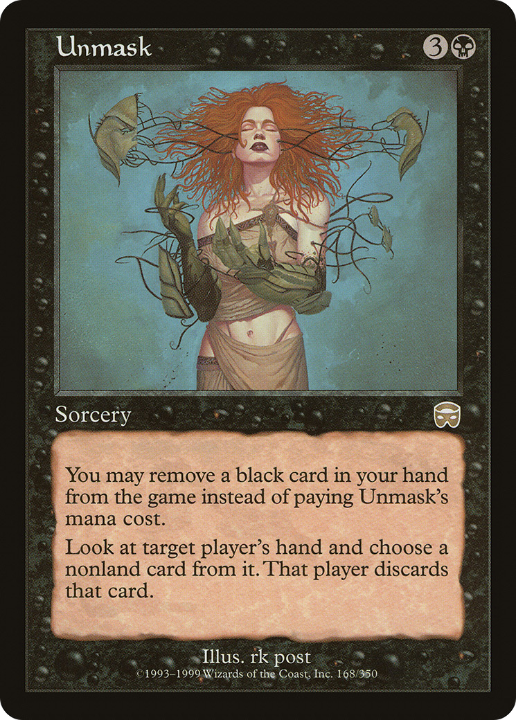 Unmask (MMQ-168) - Mercadian Masques - Premium MTG Single from Wizards of the Coast - Just $2.87! Shop now at Game Crave Tournament Store