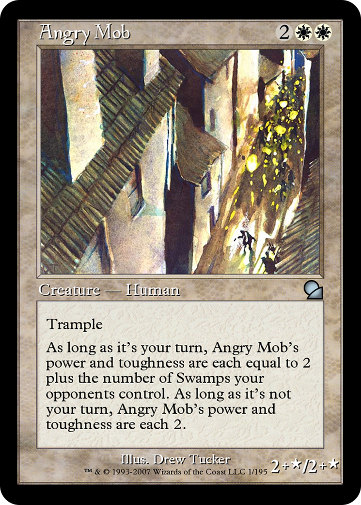 Angry Mob (ME1-001) - Masters Edition Foil - Premium MTG Single from Wizards of the Coast - Just $0! Shop now at Game Crave Tournament Store