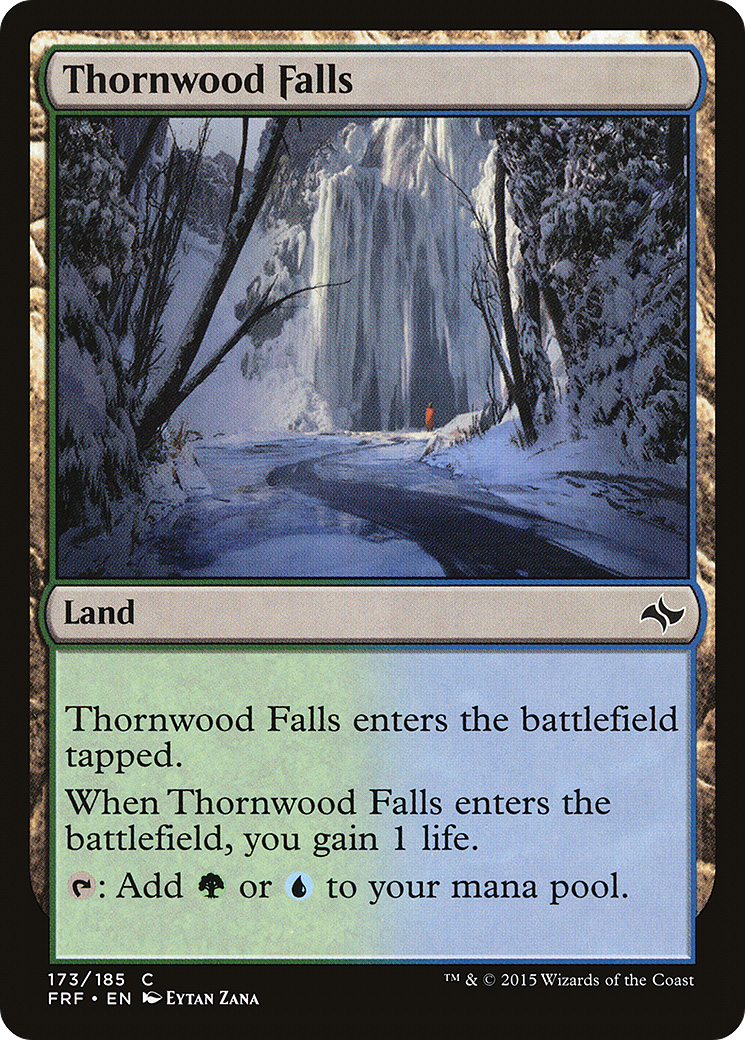 Thornwood Falls (FRF-173) - Fate Reforged Foil - Premium MTG Single from Wizards of the Coast - Just $0.37! Shop now at Game Crave Tournament Store