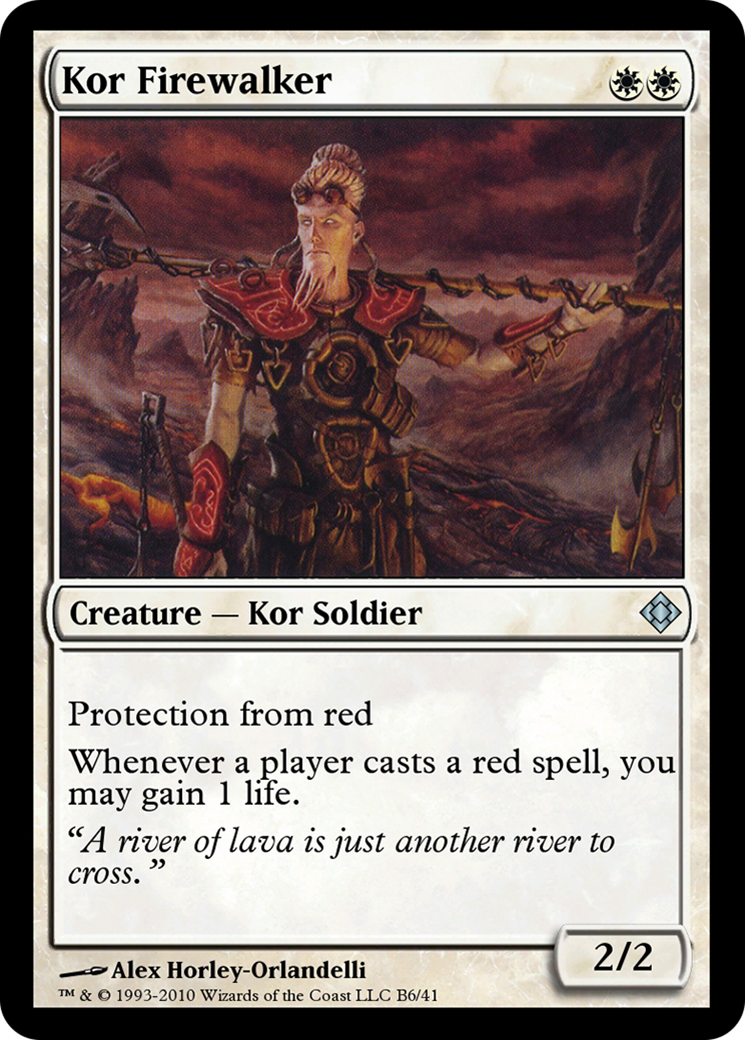 Kor Firewalker (TD0-0B6) - Magic Online Theme Decks - Premium MTG Single from Wizards of the Coast - Just $0! Shop now at Game Crave Tournament Store