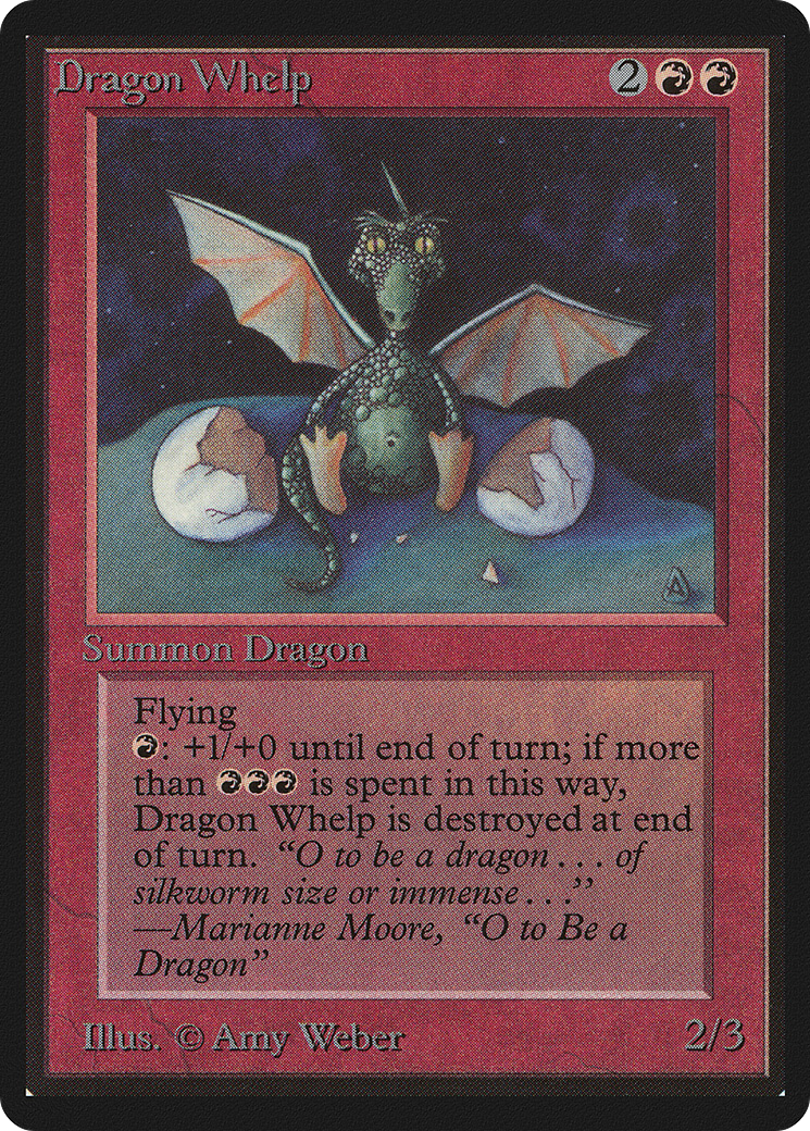 Dragon Whelp (LEB-142) - Limited Edition Beta - Premium MTG Single from Wizards of the Coast - Just $18.72! Shop now at Game Crave Tournament Store