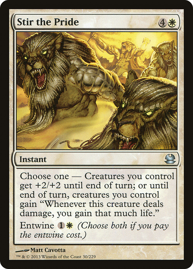Stir the Pride (MMA-030) - Modern Masters Foil - Premium MTG Single from Wizards of the Coast - Just $0.25! Shop now at Game Crave Tournament Store