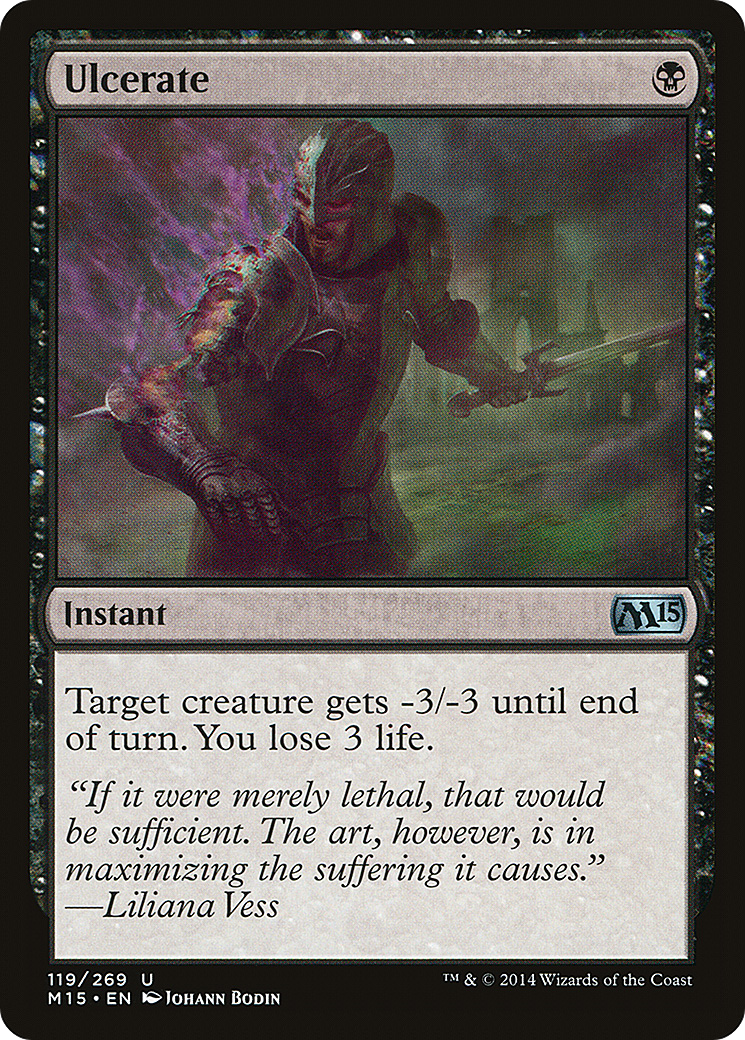 Ulcerate (M15-119) - Magic 2015 Foil - Premium MTG Single from Wizards of the Coast - Just $0.79! Shop now at Game Crave Tournament Store