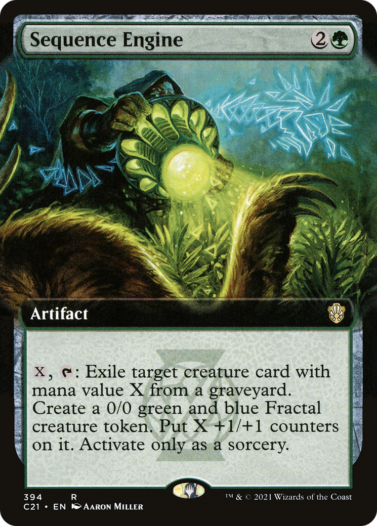 Sequence Engine (C21-394) - Commander 2021: (Extended Art) - Premium MTG Single from Wizards of the Coast - Just $0.08! Shop now at Game Crave Tournament Store