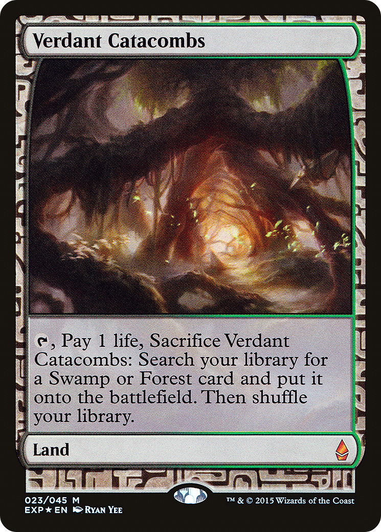 Verdant Catacombs (EXP-023) - Zendikar Expeditions Foil - Premium MTG Single from Wizards of the Coast - Just $27.15! Shop now at Game Crave Tournament Store
