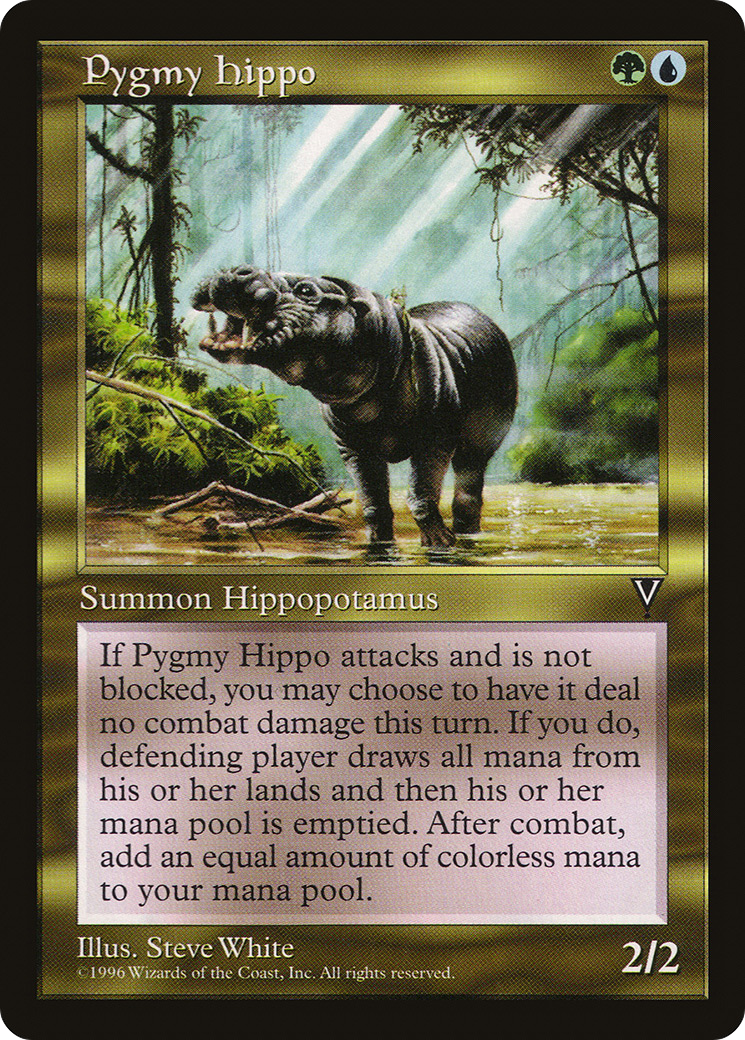 Pygmy Hippo (VIS-133) - Visions - Premium MTG Single from Wizards of the Coast - Just $1.86! Shop now at Game Crave Tournament Store