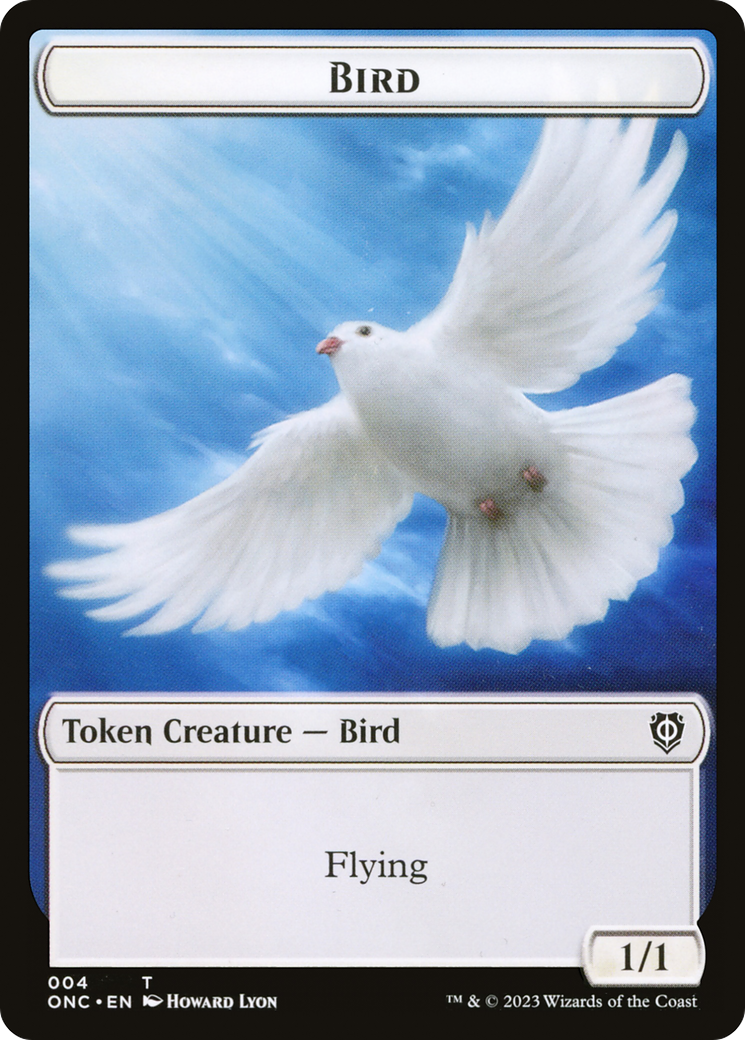 Bird (TONC-004) - Phyrexia: All Will Be One Commander Tokens - Premium MTG Single from Wizards of the Coast - Just $0! Shop now at Game Crave Tournament Store