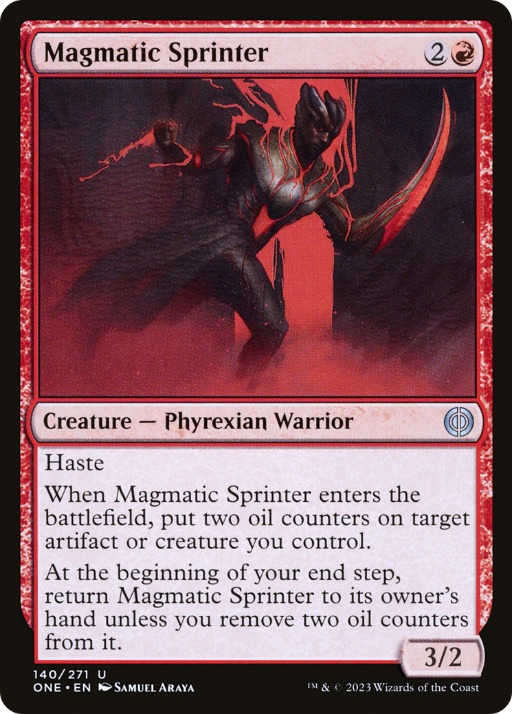 Magmatic Sprinter (ONE-140) - Phyrexia: All Will Be One - Premium MTG Single from Wizards of the Coast - Just $0.08! Shop now at Game Crave Tournament Store
