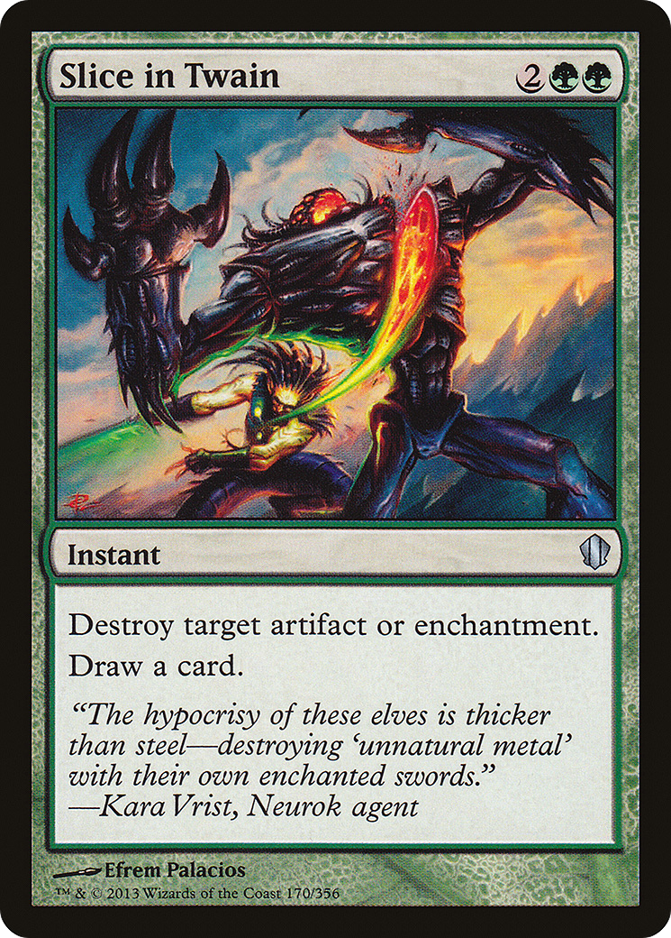 Slice in Twain (C13-170) - Commander 2013 - Premium MTG Single from Wizards of the Coast - Just $0.08! Shop now at Game Crave Tournament Store