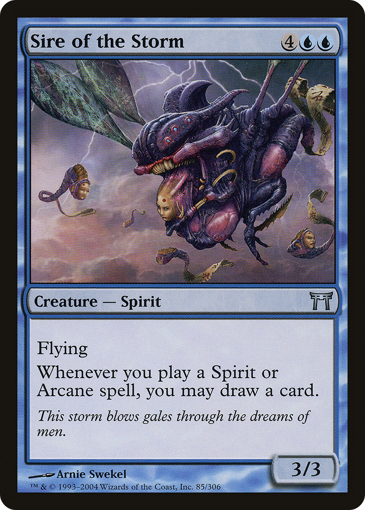 Sire of the Storm (CHK-085) - Champions of Kamigawa Foil - Premium MTG Single from Wizards of the Coast - Just $0.61! Shop now at Game Crave Tournament Store