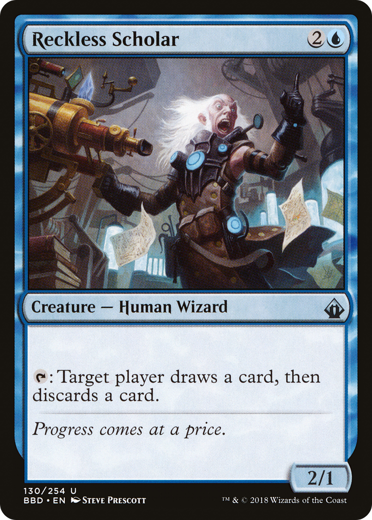 Reckless Scholar (BBD-130) - Battlebond - Premium MTG Single from Wizards of the Coast - Just $0.08! Shop now at Game Crave Tournament Store