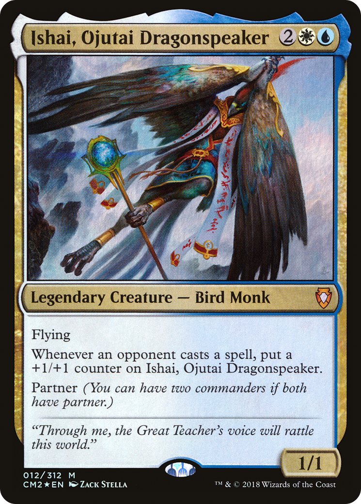 Ishai, Ojutai Dragonspeaker (CM2-012) - Commander Anthology Volume II Foil - Premium MTG Single from Wizards of the Coast - Just $1.13! Shop now at Game Crave Tournament Store