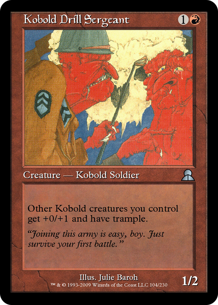 Kobold Drill Sergeant (ME3-104) - Masters Edition III - Premium MTG Single from Wizards of the Coast - Just $0! Shop now at Game Crave Tournament Store