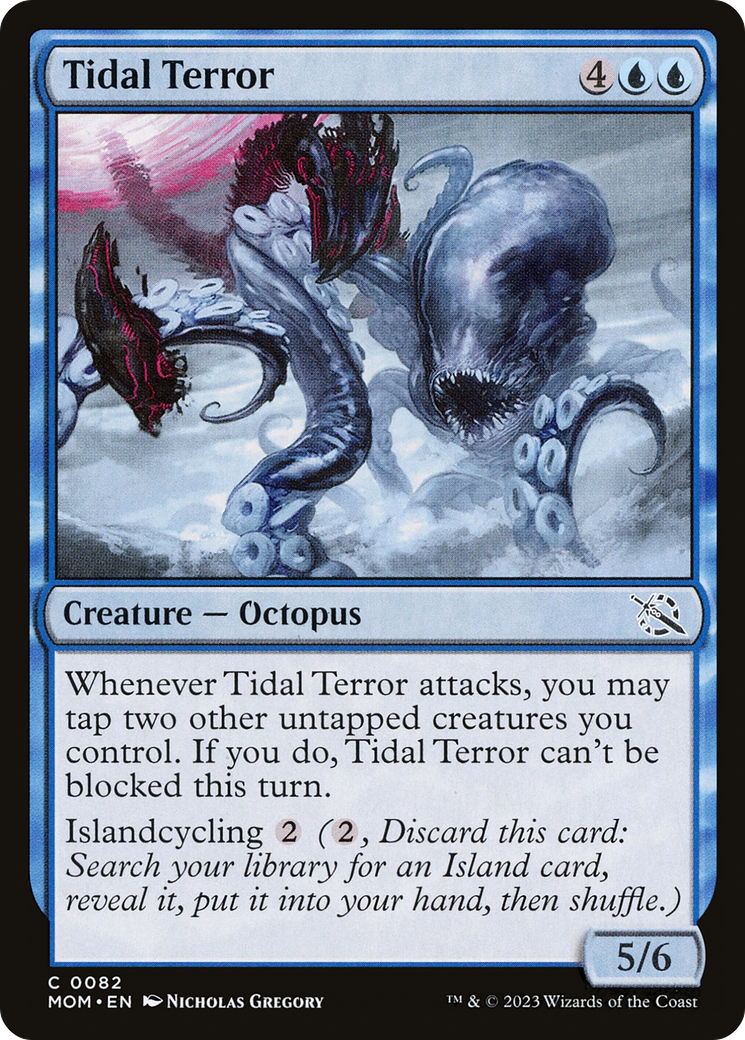 Tidal Terror (MOM-082) - March of the Machine - Premium MTG Single from Wizards of the Coast - Just $0.08! Shop now at Game Crave Tournament Store