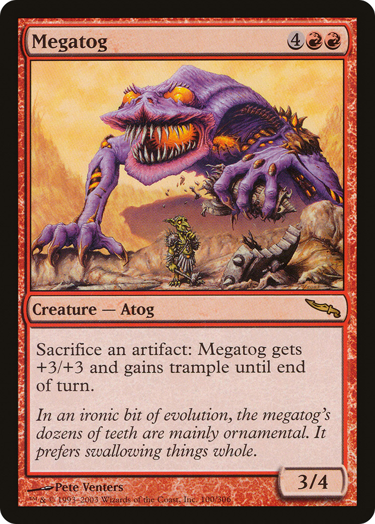 Megatog (MRD-100) - Mirrodin Foil - Premium MTG Single from Wizards of the Coast - Just $0.93! Shop now at Game Crave Tournament Store