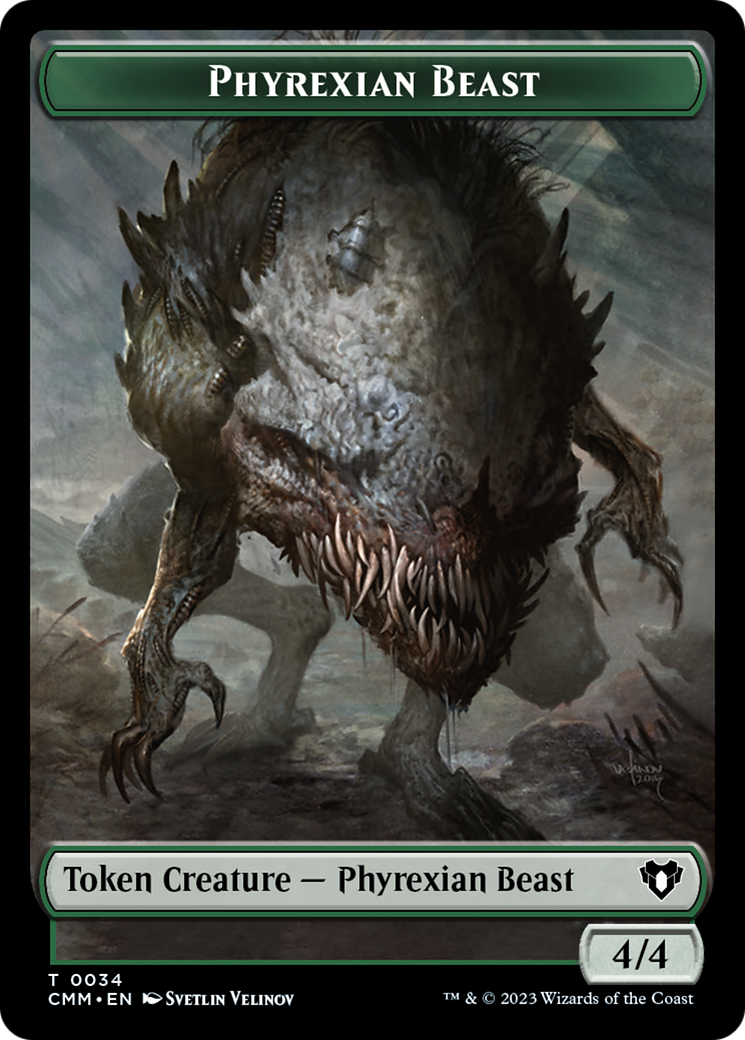 Phyrexian Beast (TCMM-034) - Commander Masters Tokens Foil - Premium MTG Single from Wizards of the Coast - Just $0! Shop now at Game Crave Tournament Store