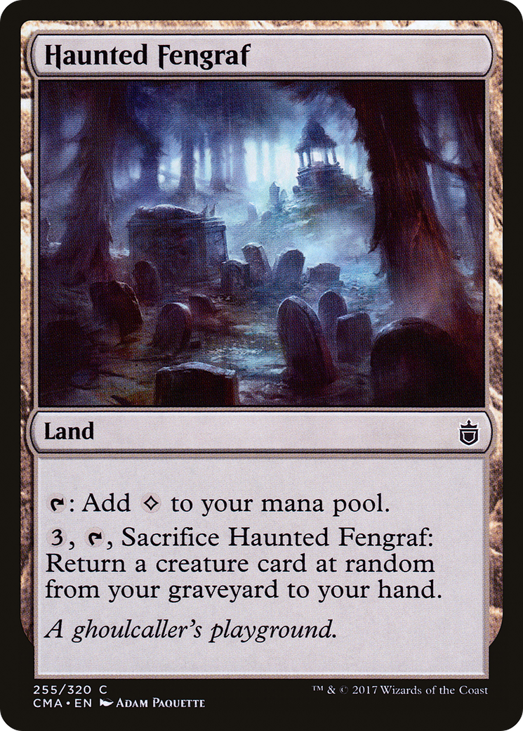 Haunted Fengraf (CMA-255) - Commander Anthology - Premium MTG Single from Wizards of the Coast - Just $0.08! Shop now at Game Crave Tournament Store