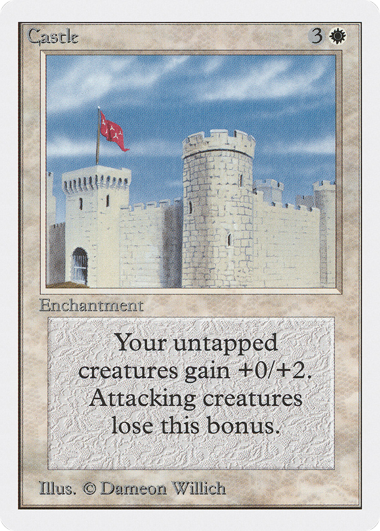 Castle (2ED-009) - Unlimited Edition - Premium MTG Single from Wizards of the Coast - Just $0.85! Shop now at Game Crave Tournament Store
