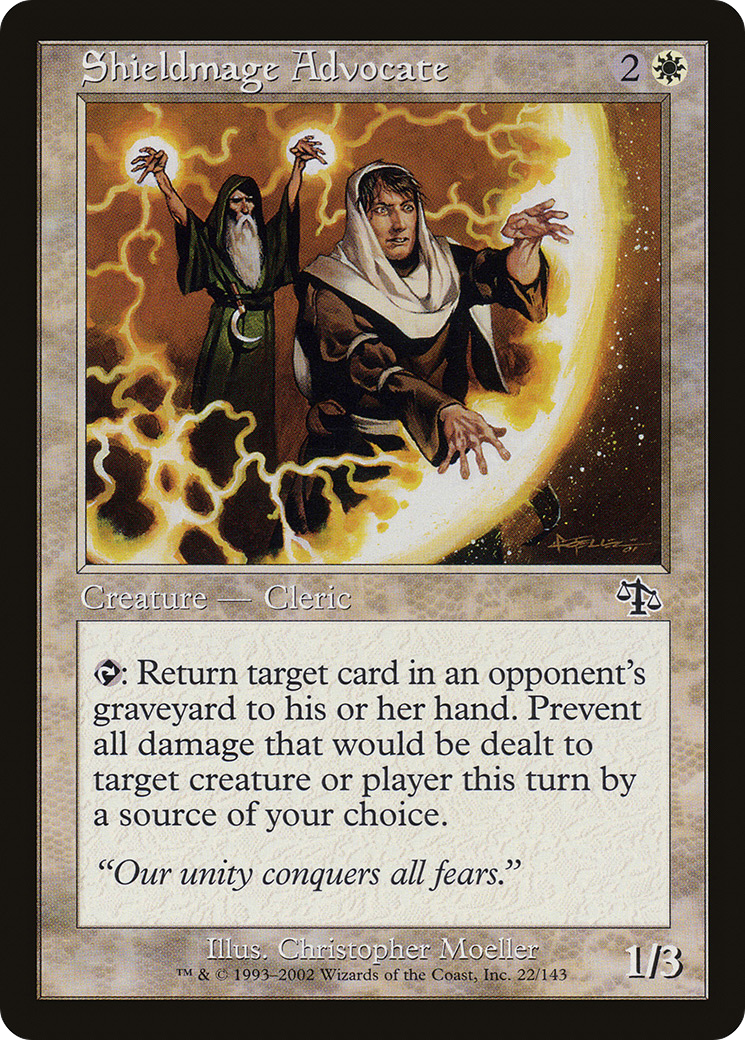 Shieldmage Advocate (JUD-022) - Judgment Foil - Premium MTG Single from Wizards of the Coast - Just $0.14! Shop now at Game Crave Tournament Store