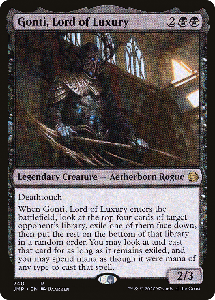 Gonti, Lord of Luxury (JMP-240) - Jumpstart - Premium MTG Single from Wizards of the Coast - Just $0.08! Shop now at Game Crave Tournament Store