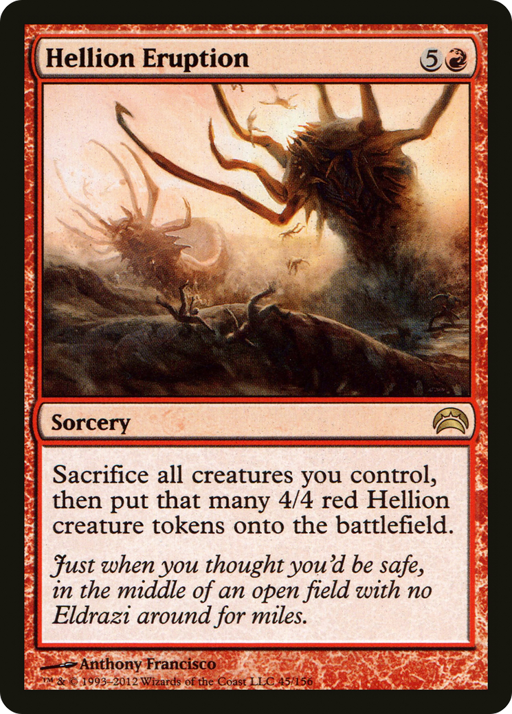 Hellion Eruption (PC2-045) - Planechase 2012 - Premium MTG Single from Wizards of the Coast - Just $0.08! Shop now at Game Crave Tournament Store