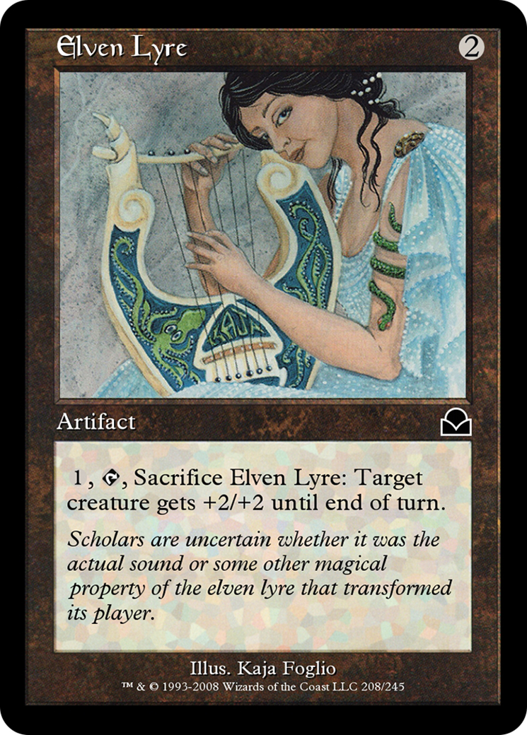 Elven Lyre (ME2-208) - Masters Edition II Foil - Premium MTG Single from Wizards of the Coast - Just $0! Shop now at Game Crave Tournament Store
