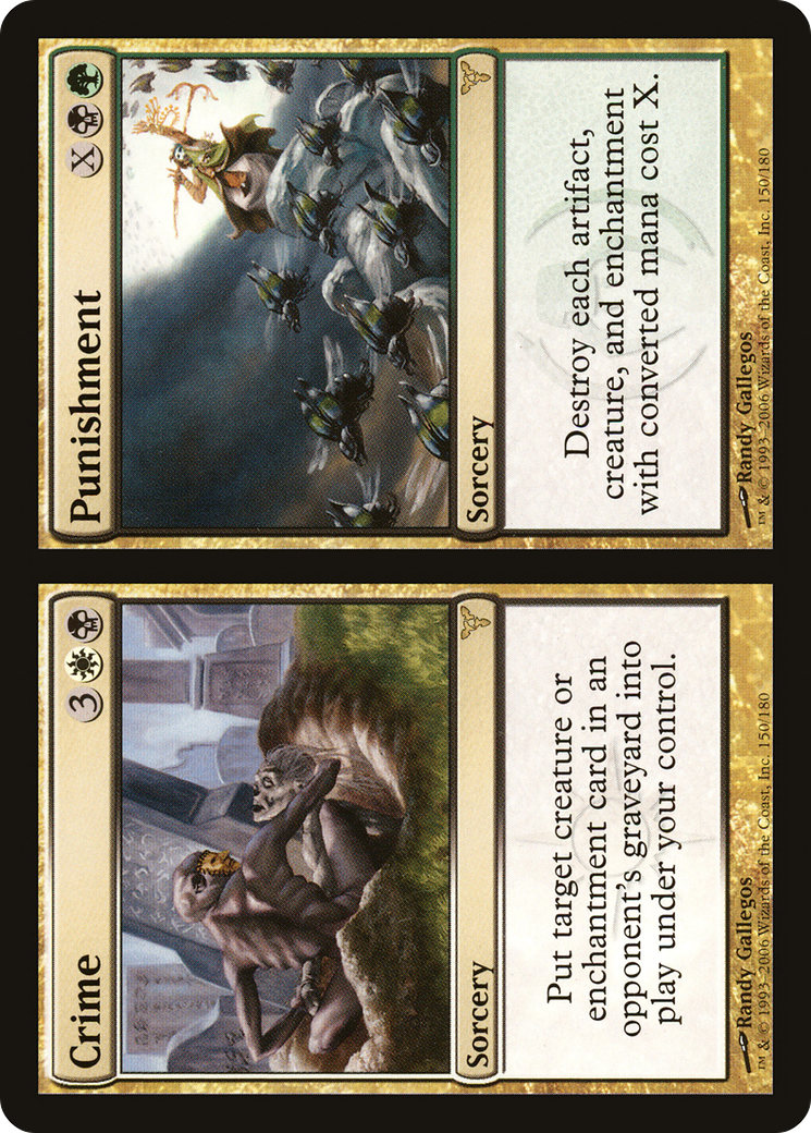 Crime // Punishment (DIS-150) - Dissension Foil - Premium MTG Single from Wizards of the Coast - Just $3.92! Shop now at Game Crave Tournament Store