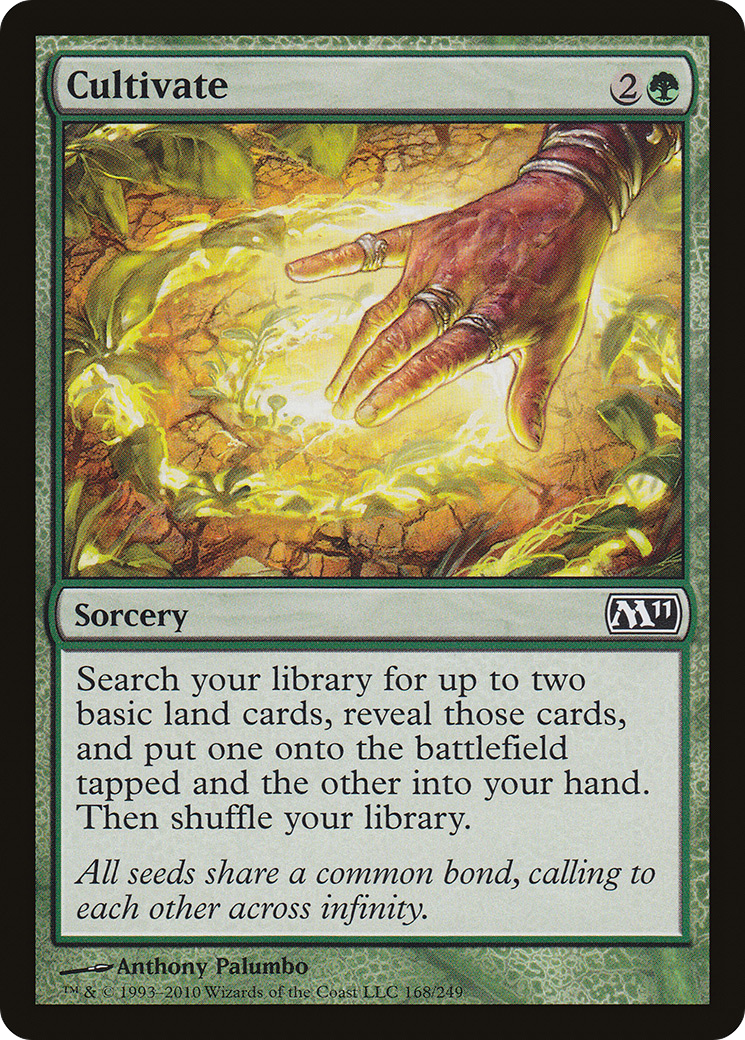 Cultivate (M11-168) - Magic 2011 - Premium MTG Single from Wizards of the Coast - Just $0.23! Shop now at Game Crave Tournament Store