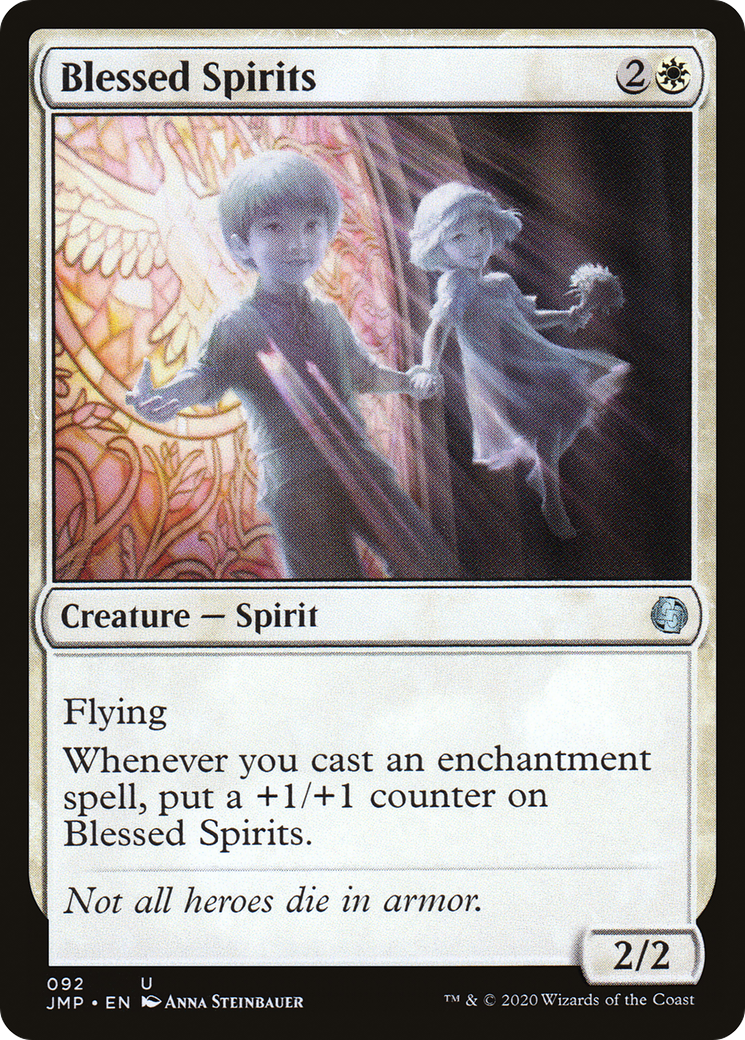 Blessed Spirits (JMP-092) - Jumpstart - Premium MTG Single from Wizards of the Coast - Just $0.08! Shop now at Game Crave Tournament Store