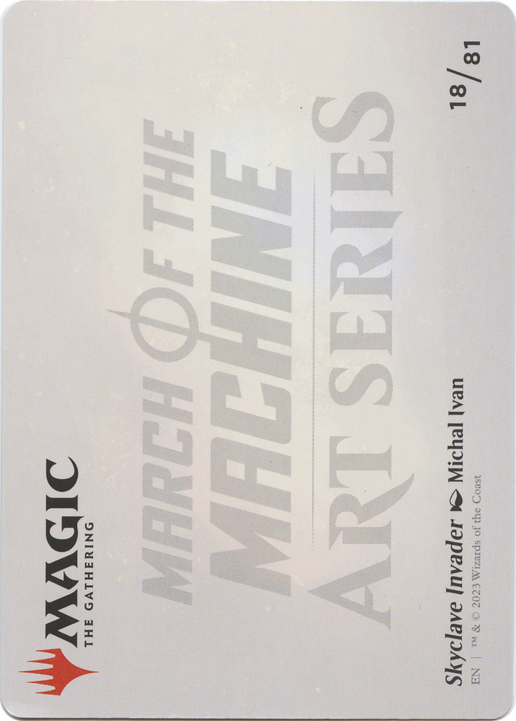 Skyclave Invader // Skyclave Invader (AMOM-018) - March of the Machine Art Series (Borderless) Foil - Premium MTG Single from Wizards of the Coast - Just $0! Shop now at Game Crave Tournament Store
